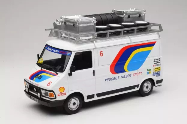 IXO Models Citroen C35 Van Peugeot Talbot Sport Rally Assistance 1985 1:18 18RMC019